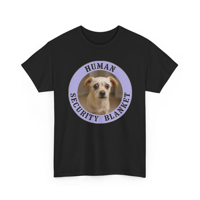 Dog Lover T‑Shirt — "Human Security Blanket" Cute Chihuahua Graphic Tee