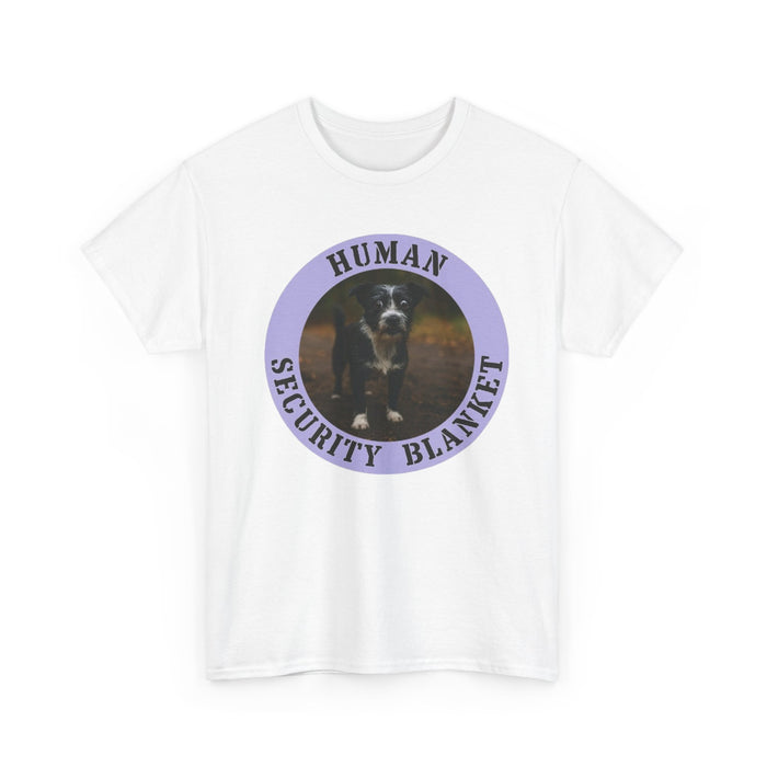 Human Security Blanket T-Shirt — Funny Dog Lover Tee