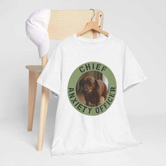 Chief Anxiety Officer Dog T-Shirt