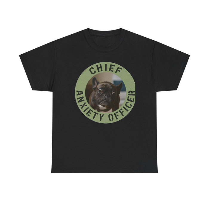 Chief Anxiety Officer T-Shirt — Funny Dog Graphic Tee