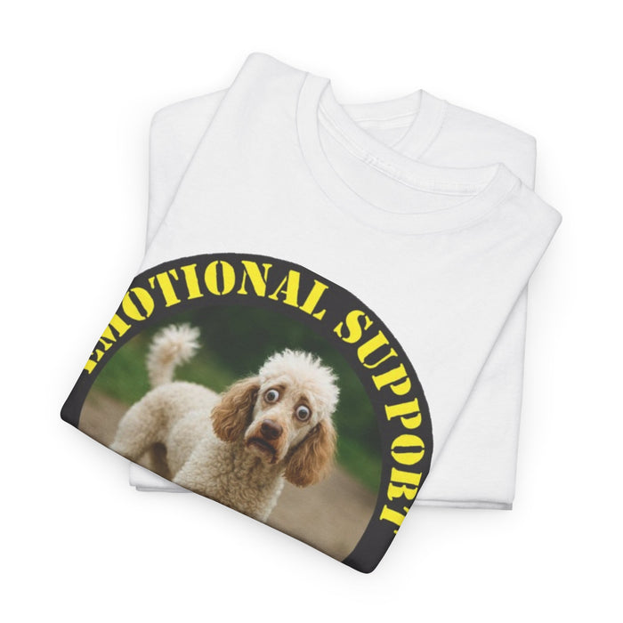 Emotional Support Human T-Shirt — Cute Poodle Pet Lover Tee