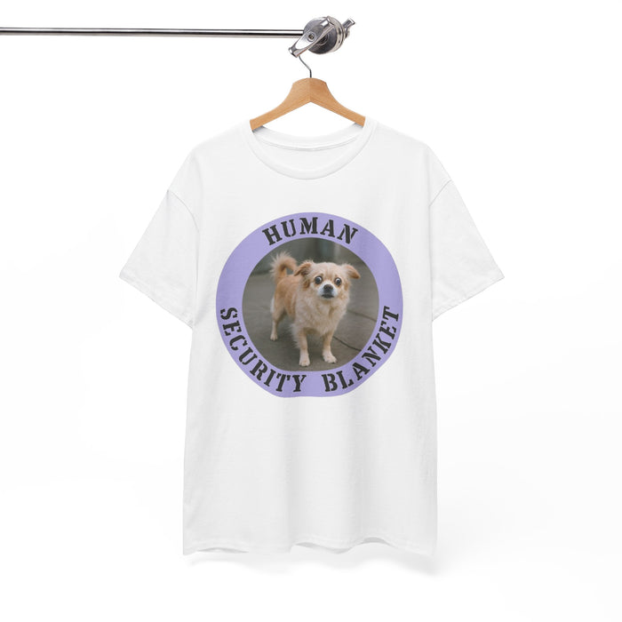 T‑Shirt — "Human Security Blanket" Cute Dog Graphic Tee