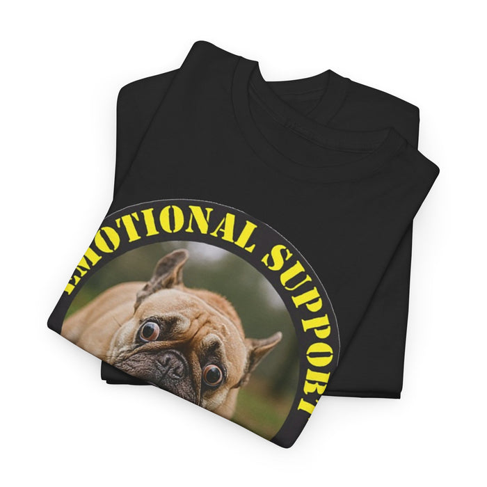 Emotional Support Human Tee — Cute Pug Graphic Dog Lover Shirt