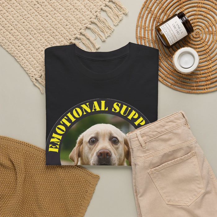 Emotional Support Human T-Shirt — Cute Labrador Pet Therapy Tee