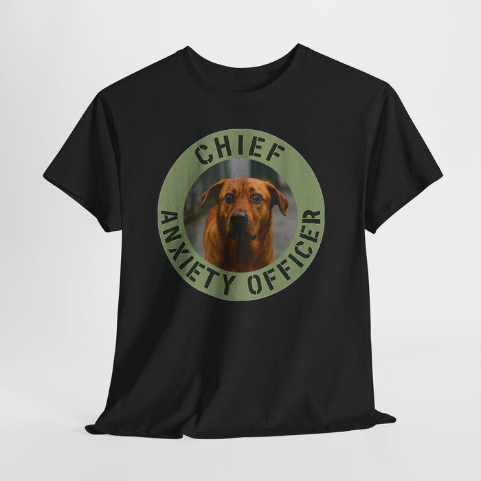 Chief Anxiety Officer Dog T-Shirt
