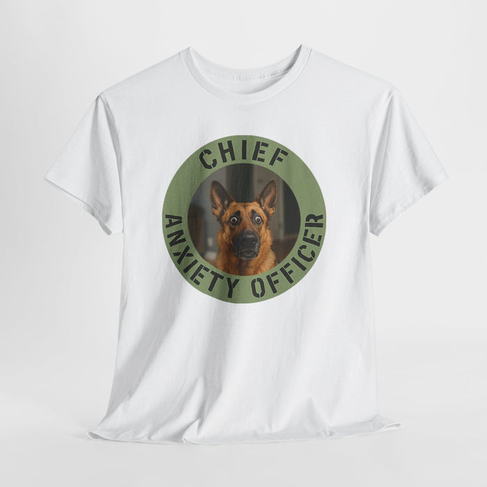 Chief Anxiety Officer Dog T-Shirt