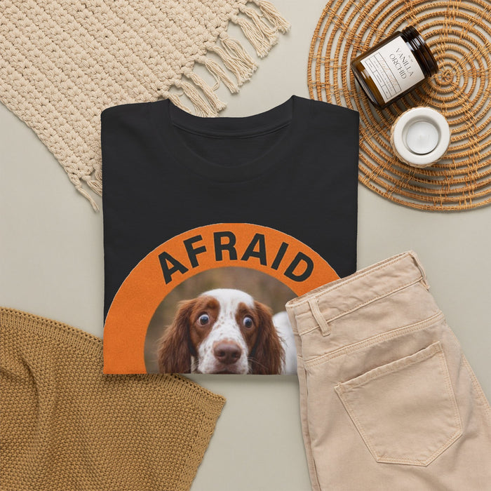 Spaniel Afraid But Trying Dog T‑Shirt