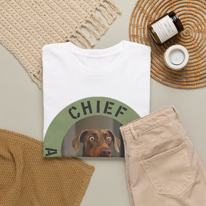 Chief Anxiety Officer T-Shirt – Funny Dog Tee for Anxious Pet Lovers