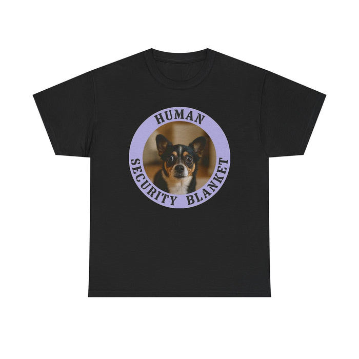 Human Security Blanket T-Shirt — Cute Chihuahua Pet Lover Tee