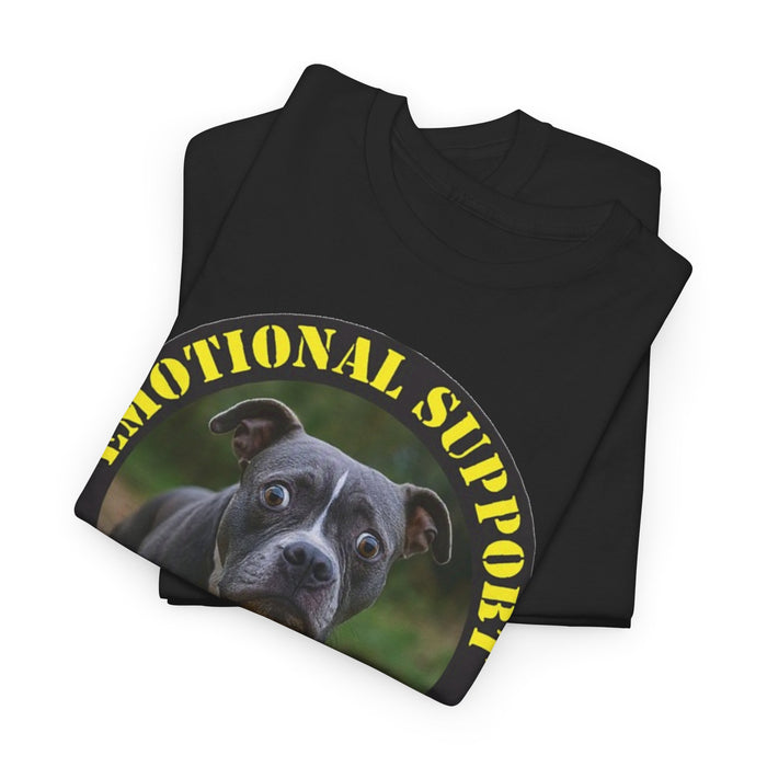 Emotional Support Human Tee — Funny Dog Photo T-Shirt