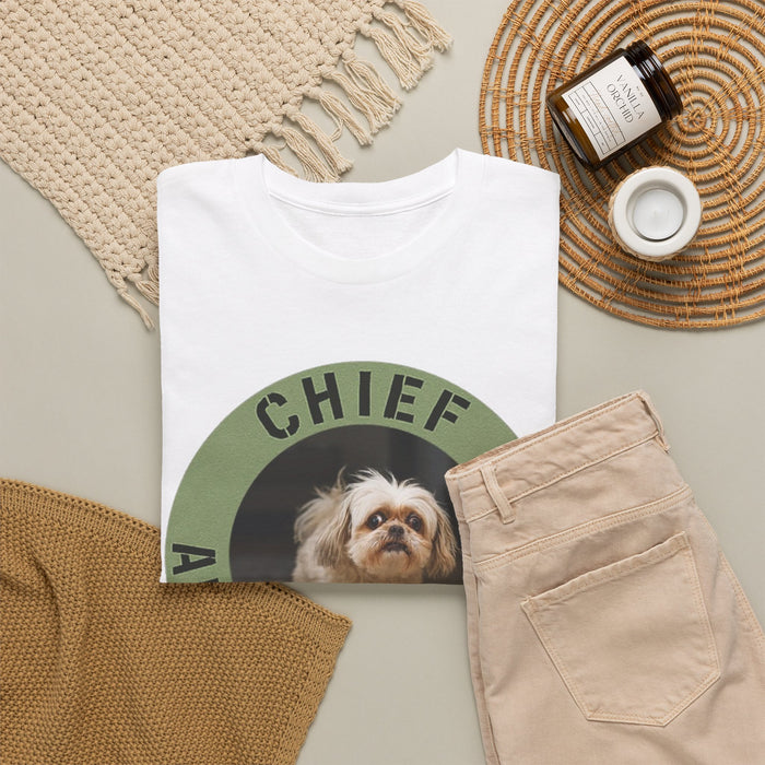 Chief Anxiety Officer T-Shirt — Cute Dog Humor Tee