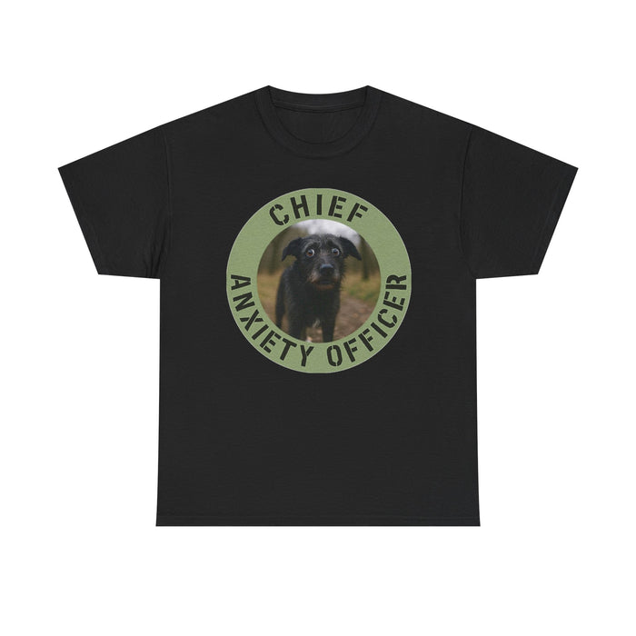 Chief Anxiety Officer Dog T-Shirt – Funny Pet Lover Tee