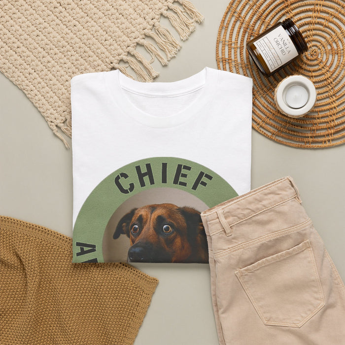Chief Anxiety Officer Tee — Funny Dog Graphic T-Shirt