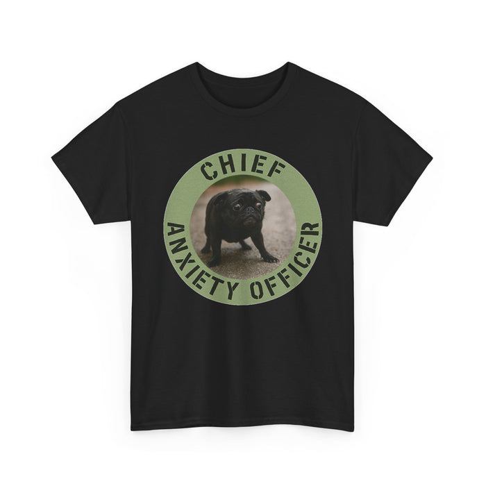 Chief Anxiety Officer T-Shirt — Funny Dog Graphic Tee