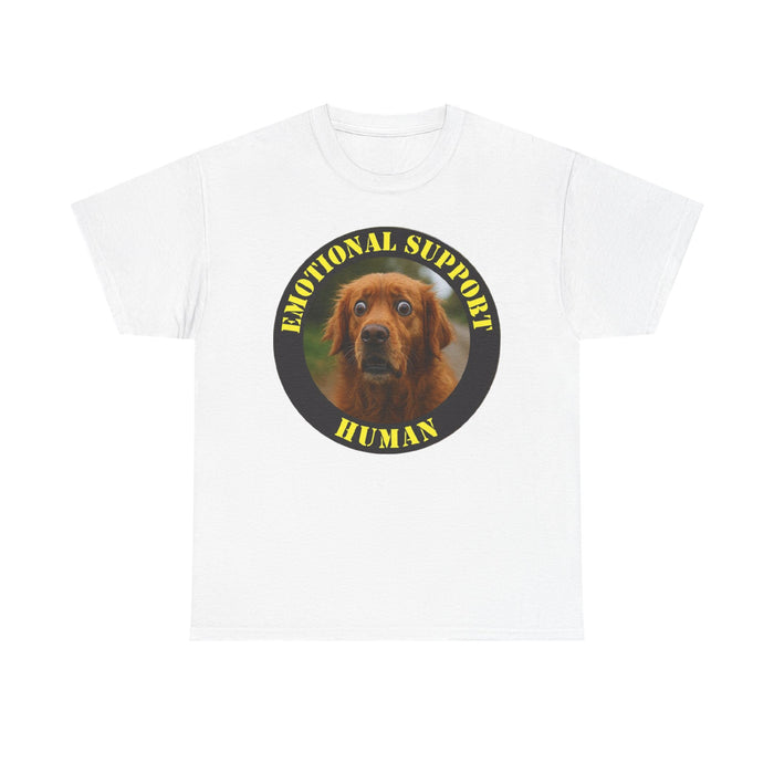 Emotional Support Human T-Shirt — Dog Photo Graphic Tee