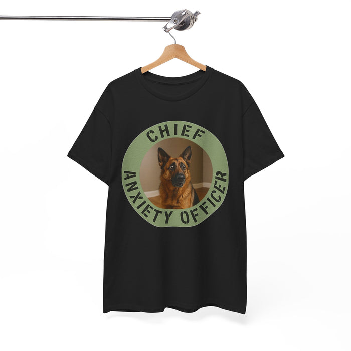 Chief Anxiety Officer T-Shirt — Funny German Shepherd Tee