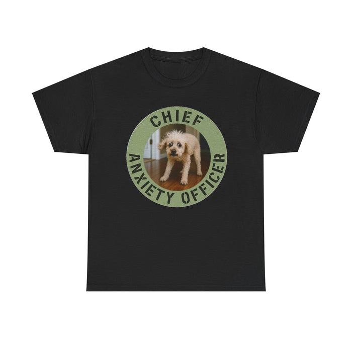Chief Anxiety Officer Tee — Funny Dog Rescue Pet Lover T-Shirt