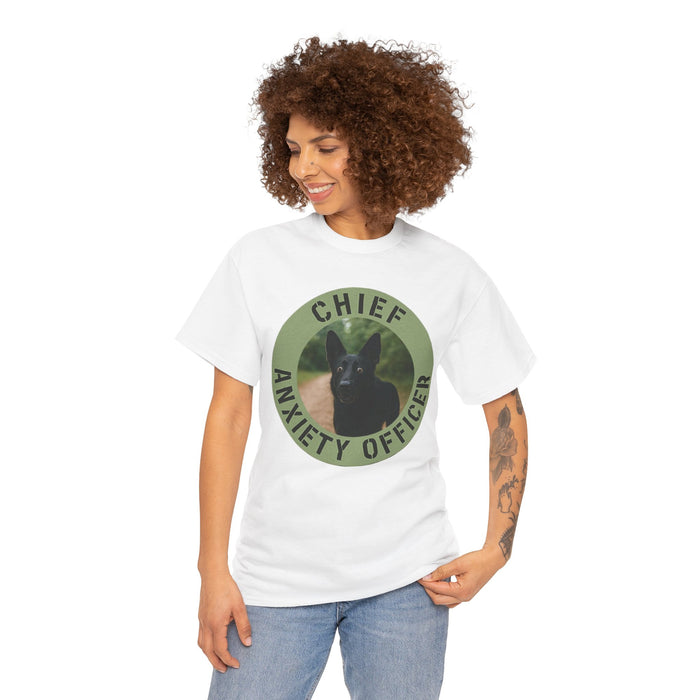 Chief Anxiety Officer T-Shirt — Funny Dog Rescue Pet Lover Tee