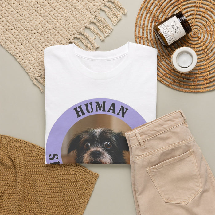 Human Security Blanket Tee — Cute Rescue Dog Graphic T-Shirt