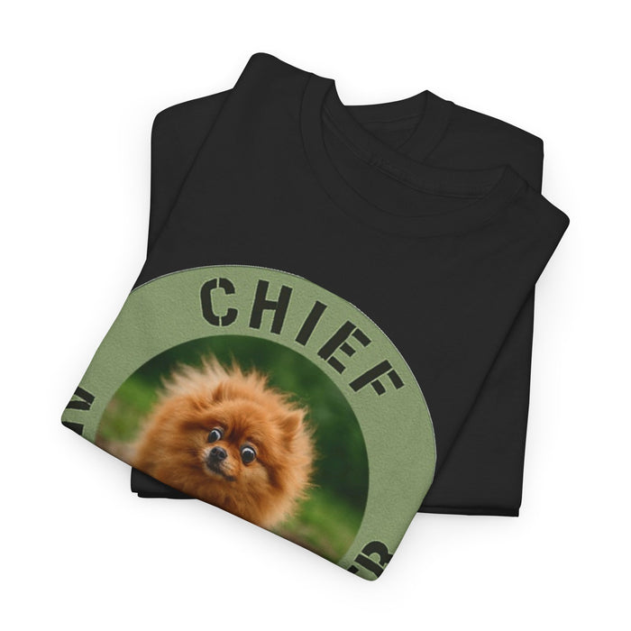 Chief Anxiety Officer T-Shirt – Funny Pomeranian Anxiety Graphic Tee