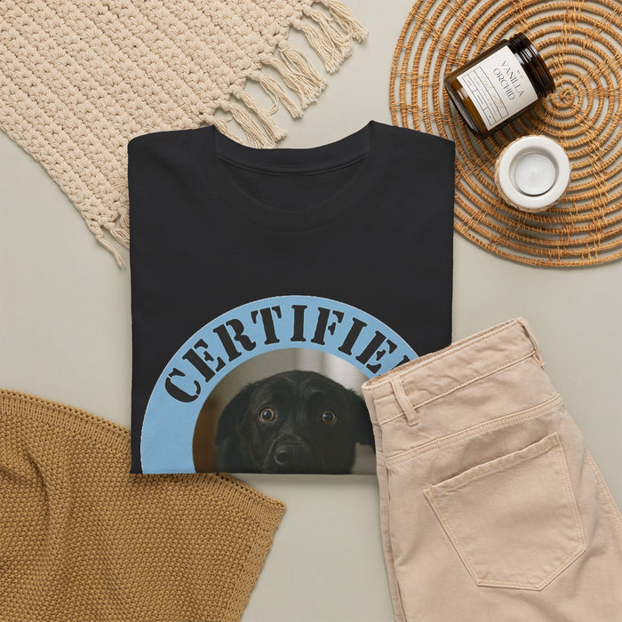 Certified Velcro Dog T-Shirt — Funny Dog Lover Tee