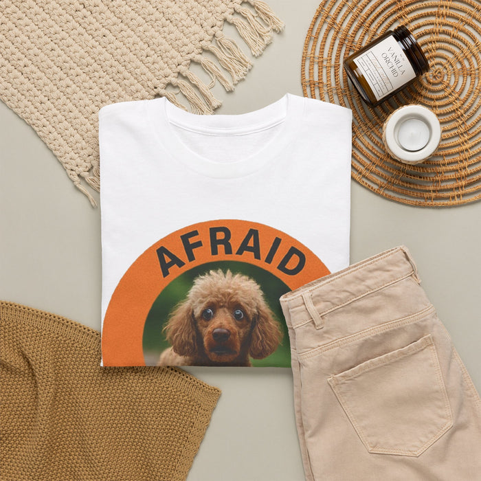 Afraid But Trying Poodle Tee