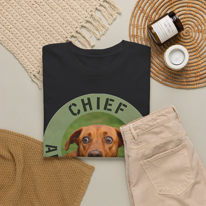 Chief Anxiety Officer T-Shirt — Funny Dog Graphic Tee for Dog Lovers