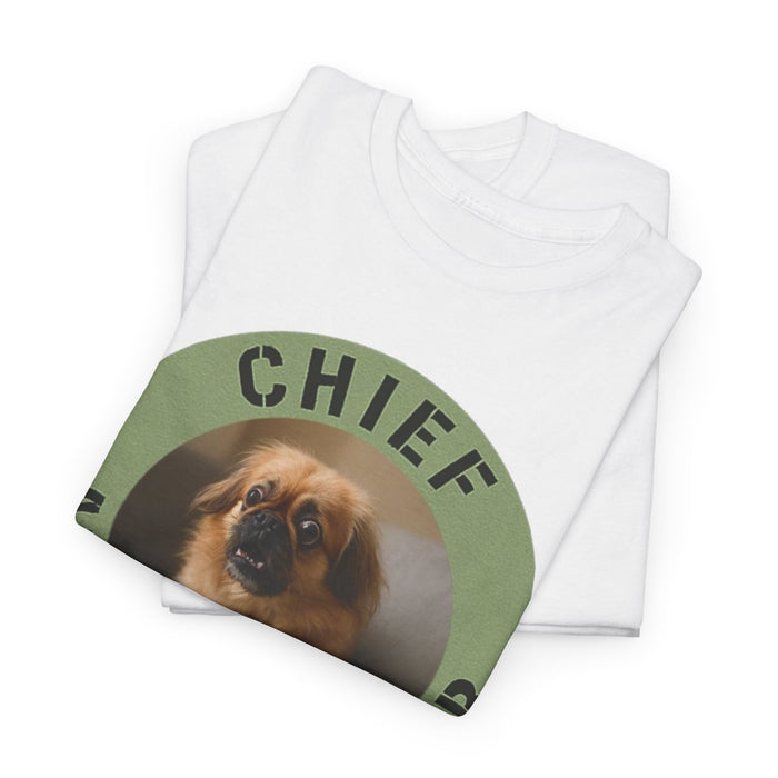 Chief Anxiety Officer Tee — Funny Pekingese Dog Graphic T-Shirt