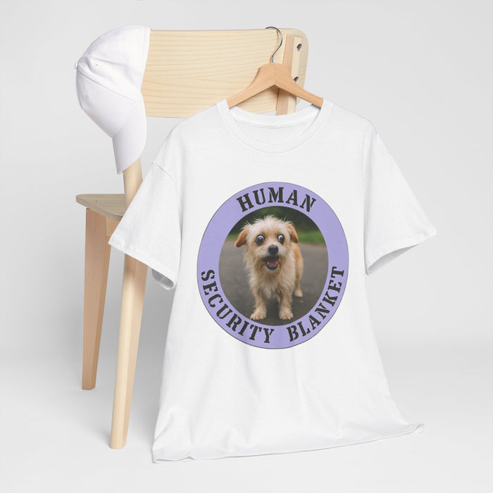 Dog 'Human Security Blanket' T-Shirt — Cute Puppy Graphic Tee