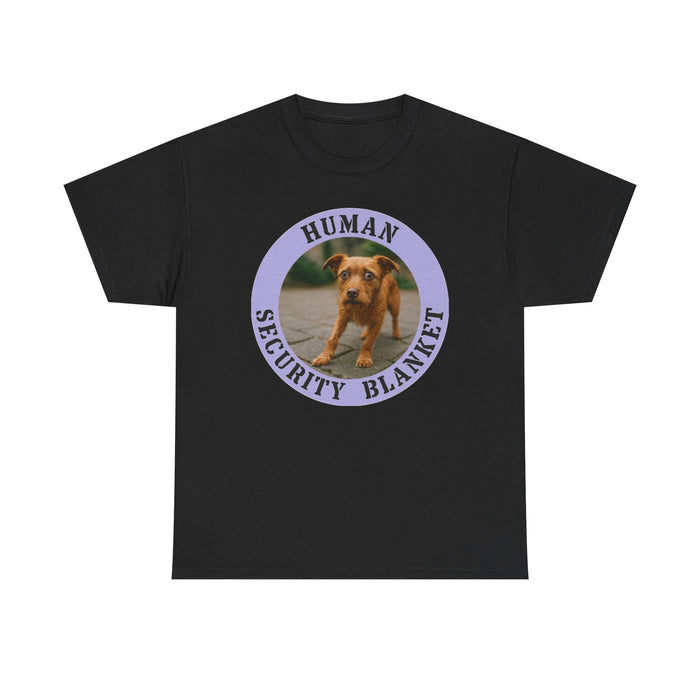 Dog Lover Tee — "Human Security Blanket" Graphic T‑Shirt
