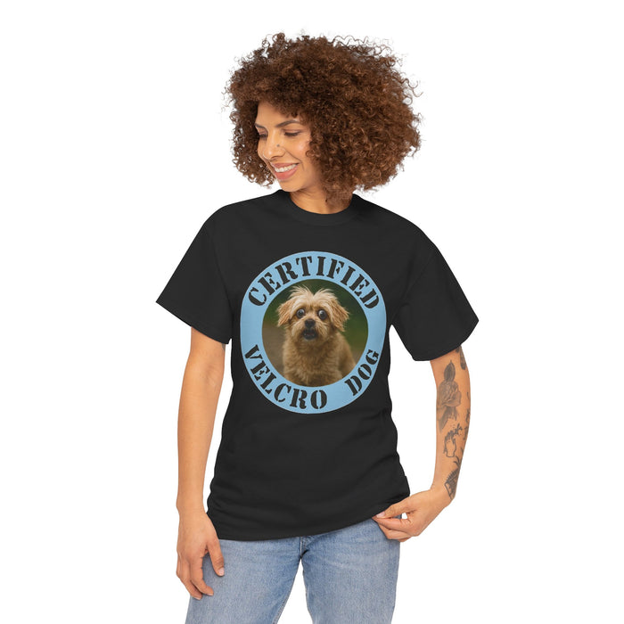 Maltese Certified Velcro Dog T-Shirt — Cute Pet Photo Tee for Dog Lovers