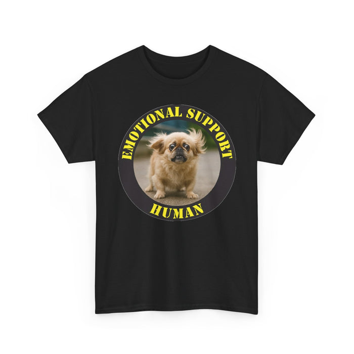 Emotional Support Human T-Shirt — Funny Rescue Dog Tee for Pet Lovers