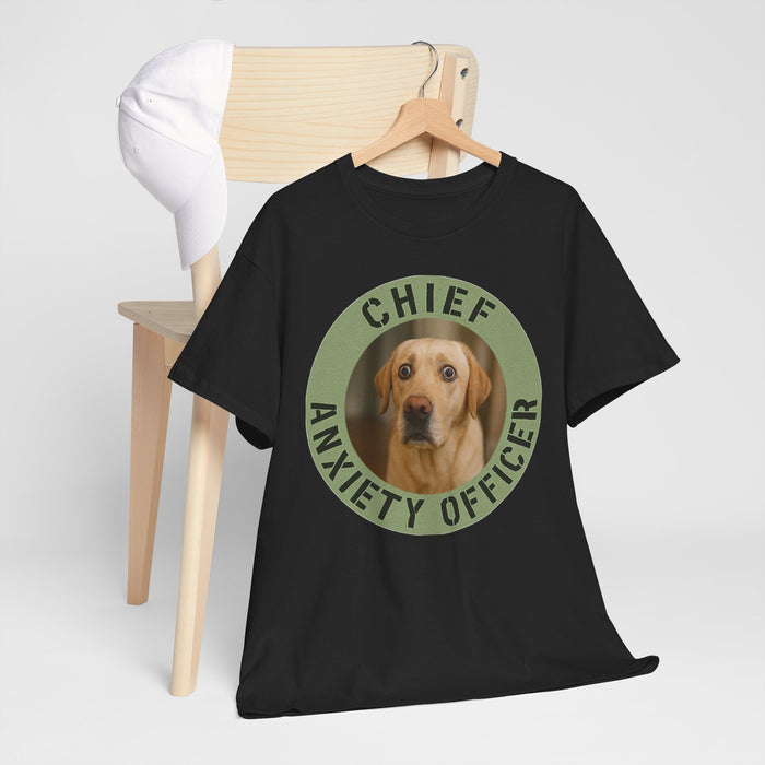 Chief Anxiety Officer Dog T-Shirt — Funny Pet Lover Tee