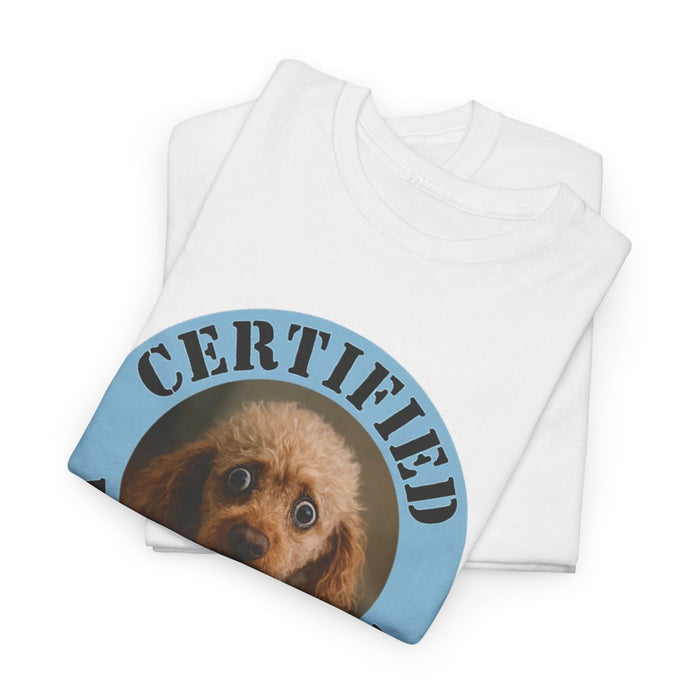 Certified Velcro Dog T-Shirt — Funny Dog Lover Tee