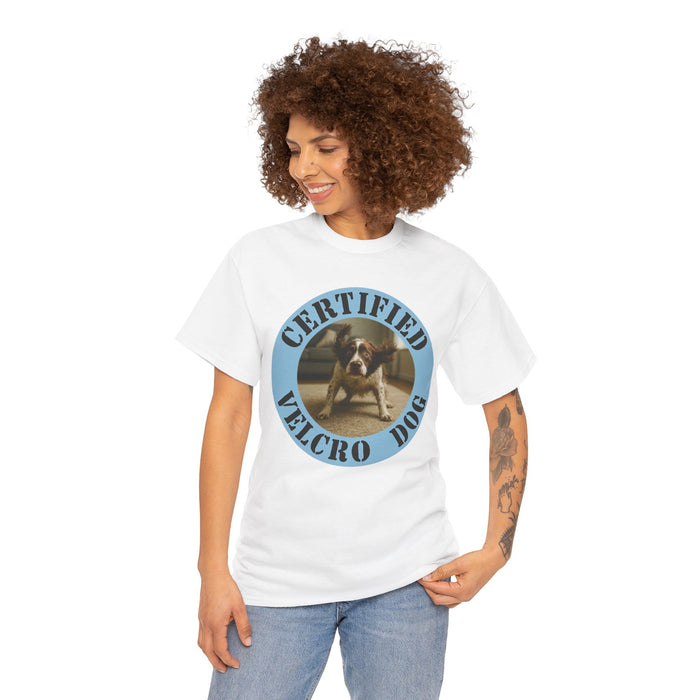 Certified Velcro Dog T‑Shirt — Funny Dog Lover Tee