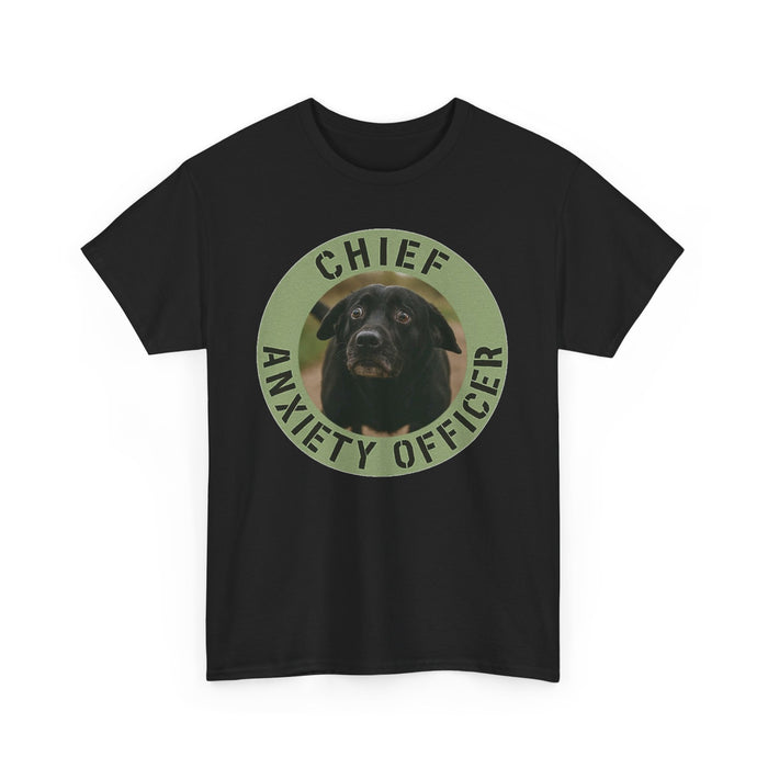 Chief Anxiety Officer T‑Shirt — Funny Dog Graphic Tee for Anxious Dog Lovers
