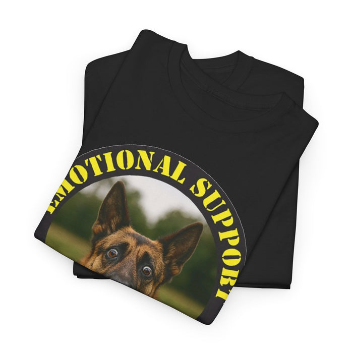 Emotional Support Human T-Shirt — German Shepherd Support Dog Tee