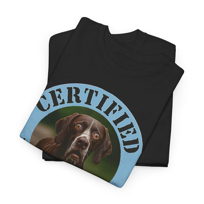 Pointer Certified Velcro Dog T-Shirt