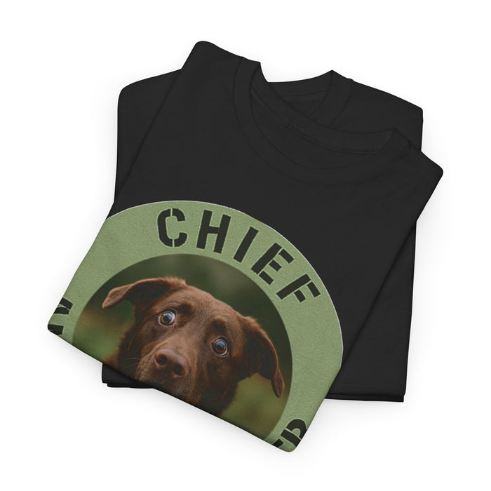 Chief Anxiety Officer T-Shirt — Funny Dog Graphic Tee