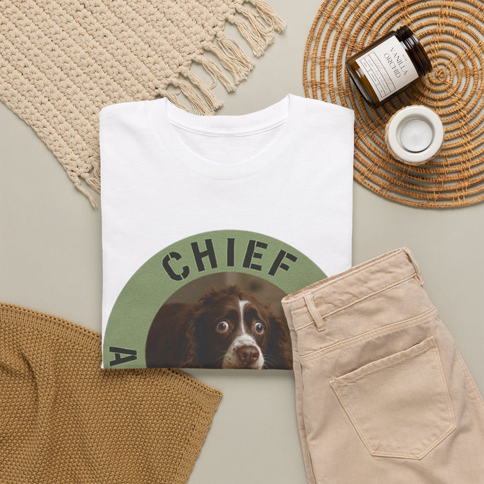 Chief Anxiety Officer Tee — Cute Dog Graphic T‑Shirt