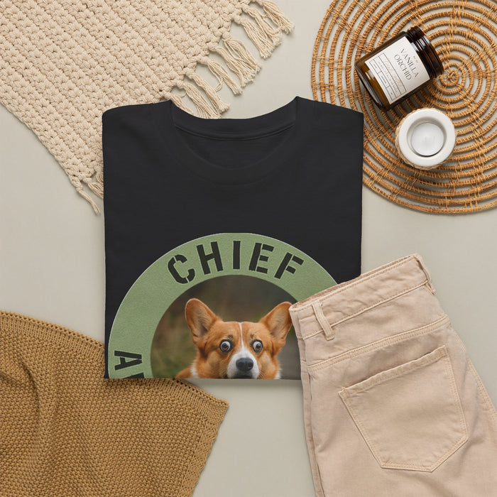 Chief Anxiety Officer T-Shirt — Cute Corgi Anxiety Officer Graphic Tee