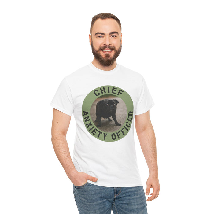 Chief Anxiety Officer T-Shirt — Funny Dog Graphic Tee