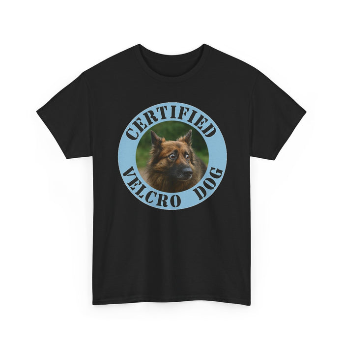 Certified Velcro Dog T‑Shirt — Funny Dog Lover Tee