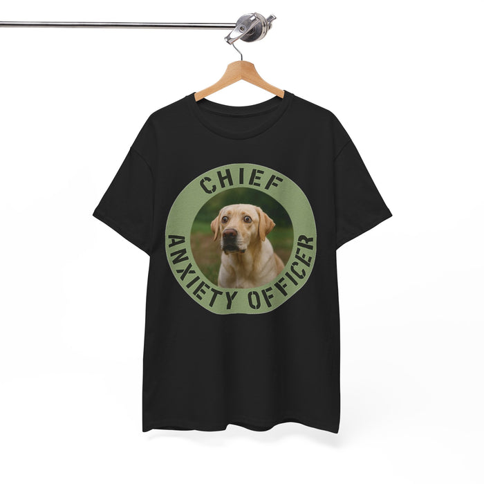 Chief Anxiety Officer T-Shirt — Funny Dog Graphic Tee