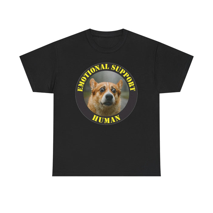 T-Shirt — "Emotional Support Human" Corgi Graphic Tee