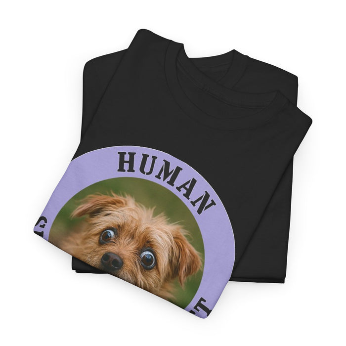 Human Security Blanket T-Shirt — Cute Dog Graphic Tee