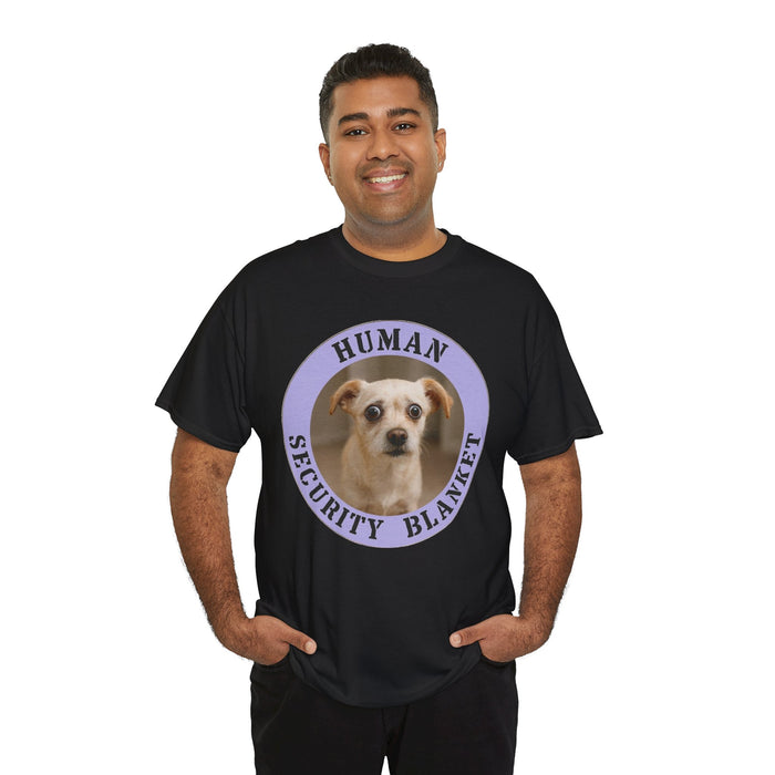 Dog 'Human Security Blanket' T-Shirt — Cute Rescue Pup Graphic Tee