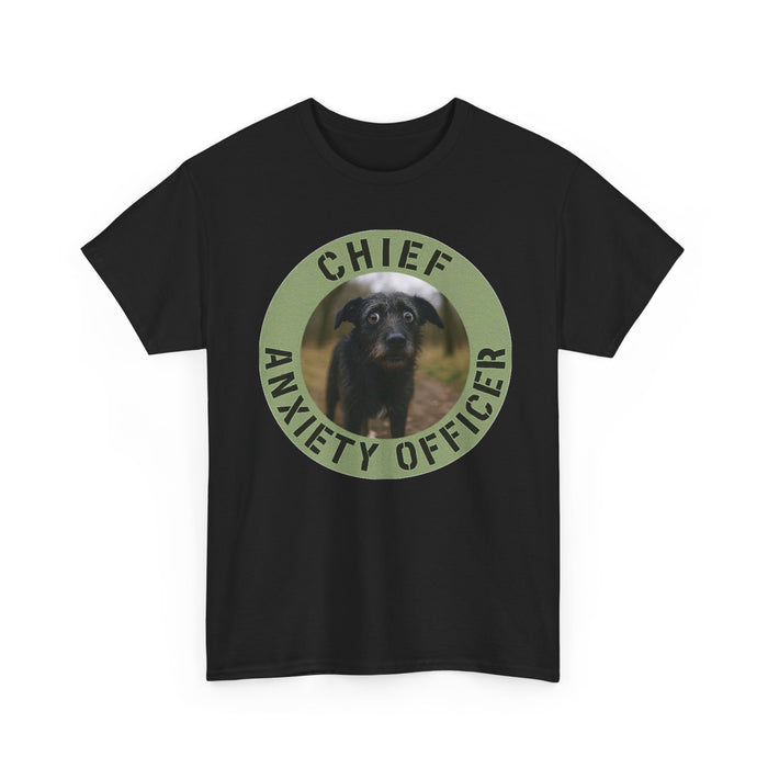 Chief Anxiety Officer Dog T-Shirt – Funny Pet Lover Tee