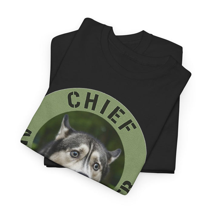 Chief Anxiety Officer T-Shirt — Funny Dog Graphic Tee