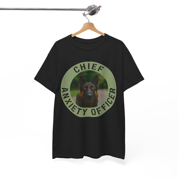 Chief Anxiety Officer Dog T-Shirt — Funny Pet Lover Tee